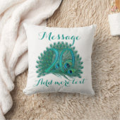 20ème coussin customisé des textes d'anniversaire (Couverture)