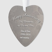 20ème Ornement d'anniversaire (devant)