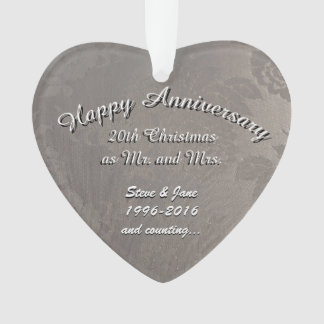 20ème Ornement d'anniversaire