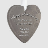 20ème Ornement d'anniversaire (devant)