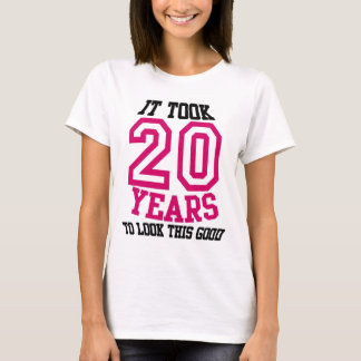 20ème T-SHIRT d'anniversaire