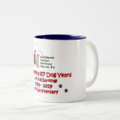 20ème tasse d'anniversaire de GoldHeart (Devant droit)