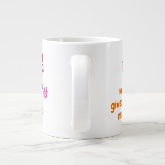 20oz de grande tasse à micro-ondes pour gâteau dan (Dos)