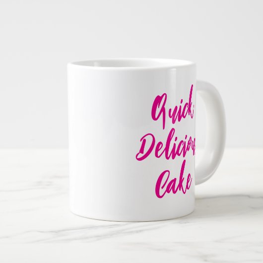 20oz de grande tasse à micro-ondes pour gâteau dan (Devant droit)