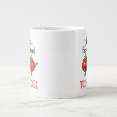 20oz de ma tête TOMATES mug (Devant)