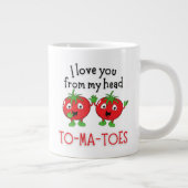 20oz de ma tête TOMATES mug (Droite)