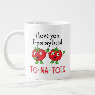 20oz de ma tête TOMATES mug