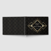  20s Gold Black Great Gatsby Gastenboek (Volledig)