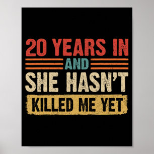 20ste Jubileum 20 jaar in en zij heeft 't ki Poster