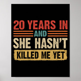 20ste Jubileum 20 jaar in en zij heeft 't ki Poster