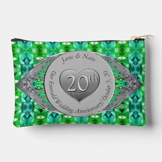 20th Emerald Wedding Jubileum Toegang Etui (Achterkant)