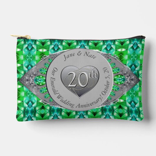20th Emerald Wedding Jubileum Toegang Etui (Voorkant)