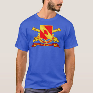 20th Field Artillery w BR Ribbon T-shirt