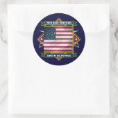 20th Maine Ronde Sticker (Tas)