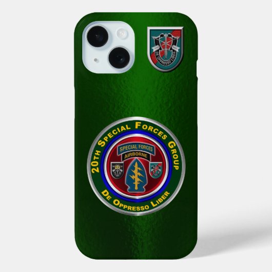 20th Special Forces Group Case-Mate iPhone Case (Achterkant)