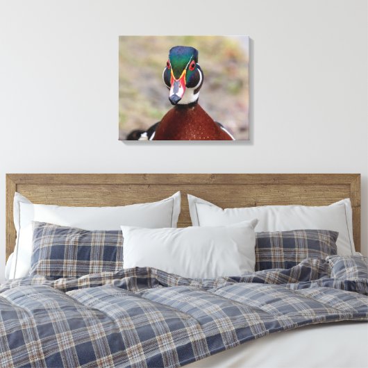 20x16 Hout Duck Canvas Afdruk (Insitu (Slaapkamer))
