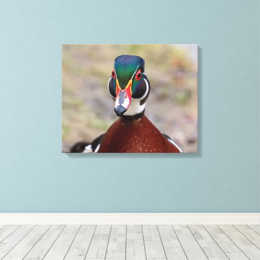 20x16 Hout Duck Canvas Afdruk (Insitu (Houten vloer))