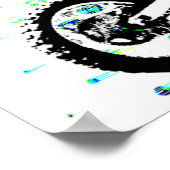 20x16 Poster en forme d'ondulation semi-brillant (Coin)