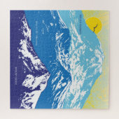 20x20 PNW Peaks Puzzle pour les personnes aveugles (Horizontal)