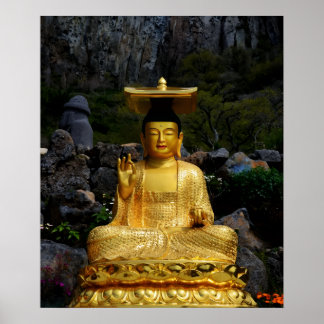 20x24 Gouden Boeddha Jeju-do Korea Foto Afdruk Poster