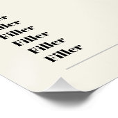 20x25 Poster d'article de journal personnalisé (Coin)