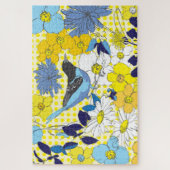 20x30 Bluebird Puzzle pour les aveugles de couleur (Vertical)