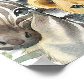 20x30 Safari Green Baby shower Welcome Poster (Coin)