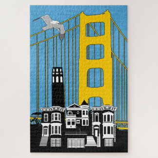 20x30 San Francisco Puzzle voor kleurenblinden Legpuzzel