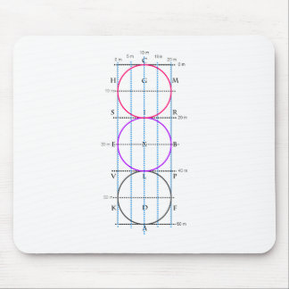 20x60m Dressage Court **Cirkels** Muismat