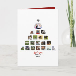 20x Foto-collage kerstinstagram Avatars Kaart