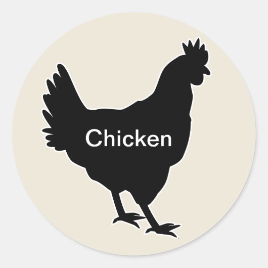 20x Stickers Mal Choice Chicken (Voorkant)