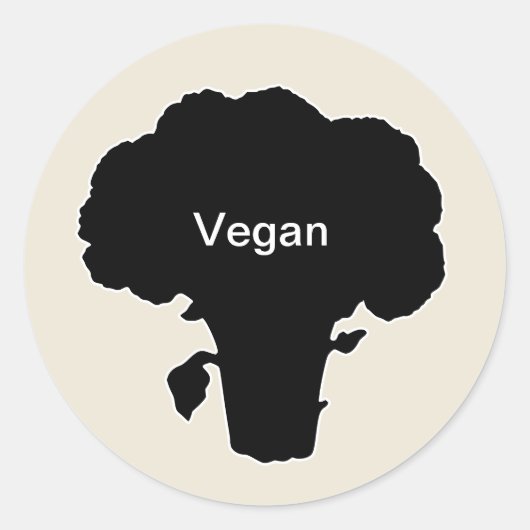 20x Stickers Meal Choice Vegan (Devant)