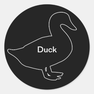 20x Stickers Repas Choix Canard