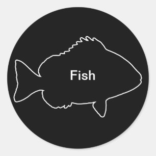 20x Stickers Repas Choix Poisson