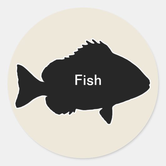 20x Stickers Repas Choix Poisson (Devant)