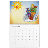 20XX - Calendrier des enfants colorés (Feb 2027)