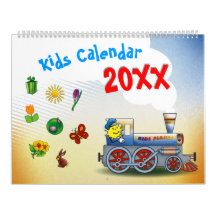 20XX - Calendrier des enfants colorés