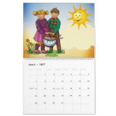 20XX - Calendrier des enfants colorés (Mar 2027)