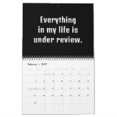 20XX Calendrier mural démotivationnel pour les com (Feb 2027)