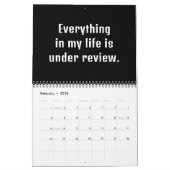 20XX Calendrier mural démotivationnel pour les com (Feb 2026)