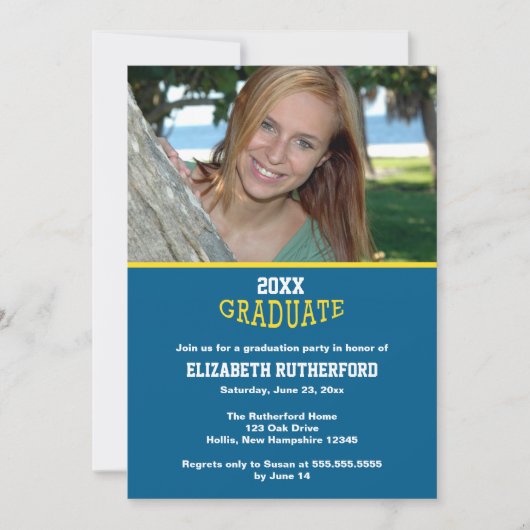 20XX Carte photo diplômé (Devant)