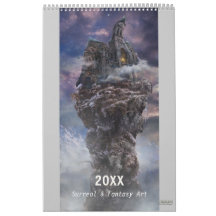 20XX Digital Surreal & Fantasy Art - Wall Calendar