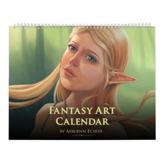 20XX Fantasy Art Calendar van Adrienn Ecsedi Kalender