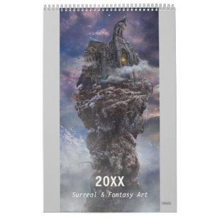 20XX het digitale Surreal & Art. van de Fantasie Kalender