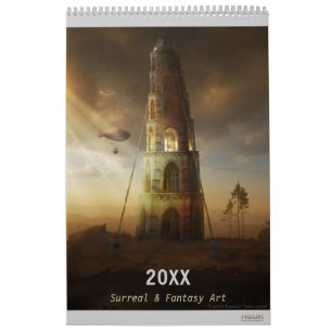20XX het digitale Surreal & Art. van de Fantasie Kalender