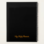 20XX Lion Planner Plan hebdomadaire mensuel non da (Dos)