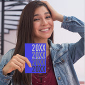 20XX Royal Blue Graduation Party Invitations