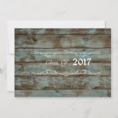 20XX Rustique, Bottes et dentelle Faire-part de gr (Dos)