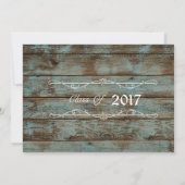 20XX Rustique, dentelle et perles Faire-part de gr (Dos)