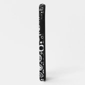 210712 - Zwarte en witte iPhone draagtas Case-Mate iPhone Case (Achterkant/links)